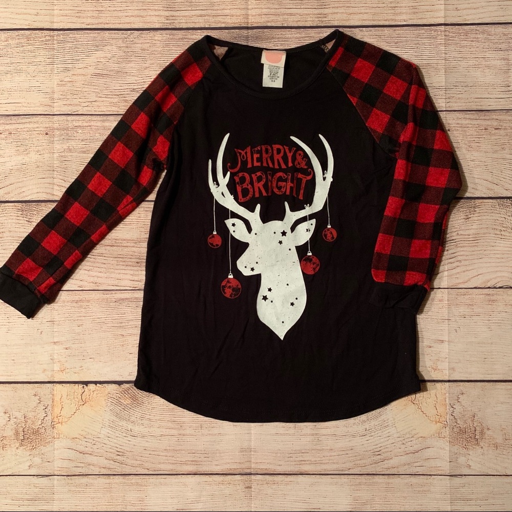 Adorable Holiday LS Tee - NWOT